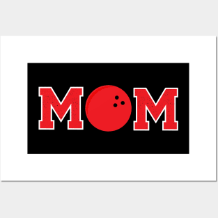 Bowling Mom Red Posters and Art